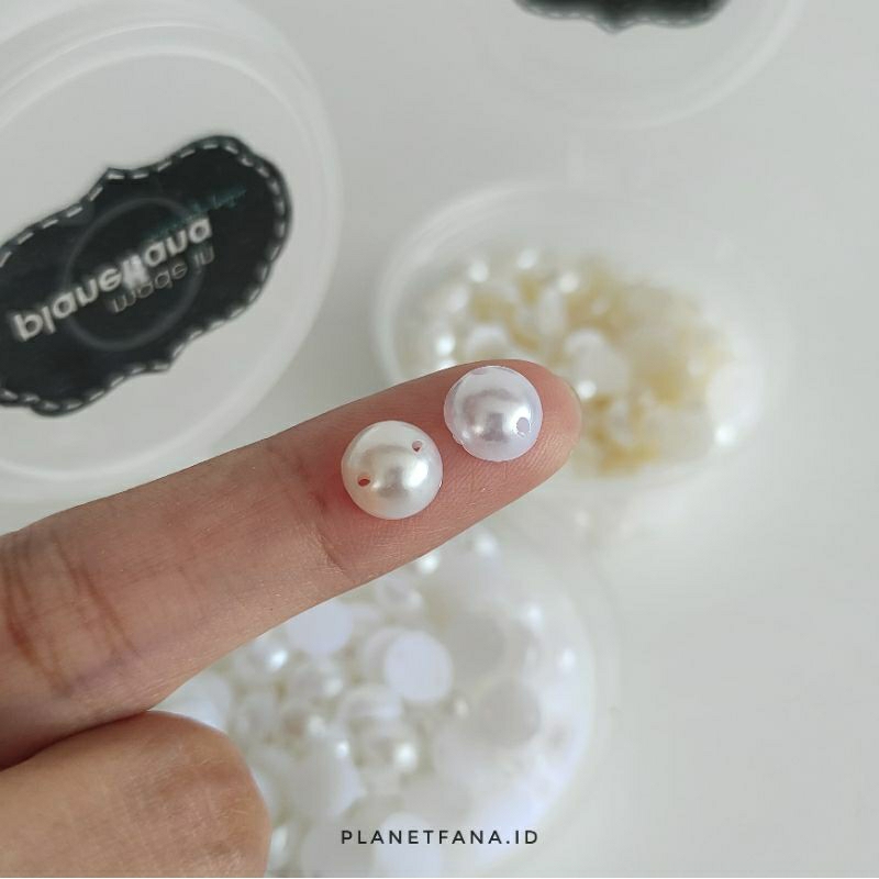 planetfana • Mutiara belah putik bunga kertas 8mm