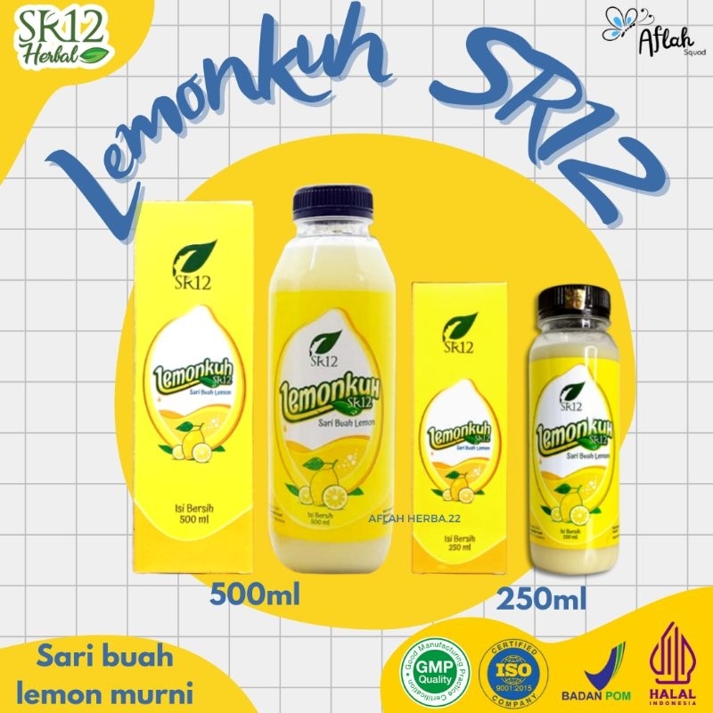 

LEMONKUH SR12 / SARI BUAH LEMON MURNI / PERASAN LEMOM ORI