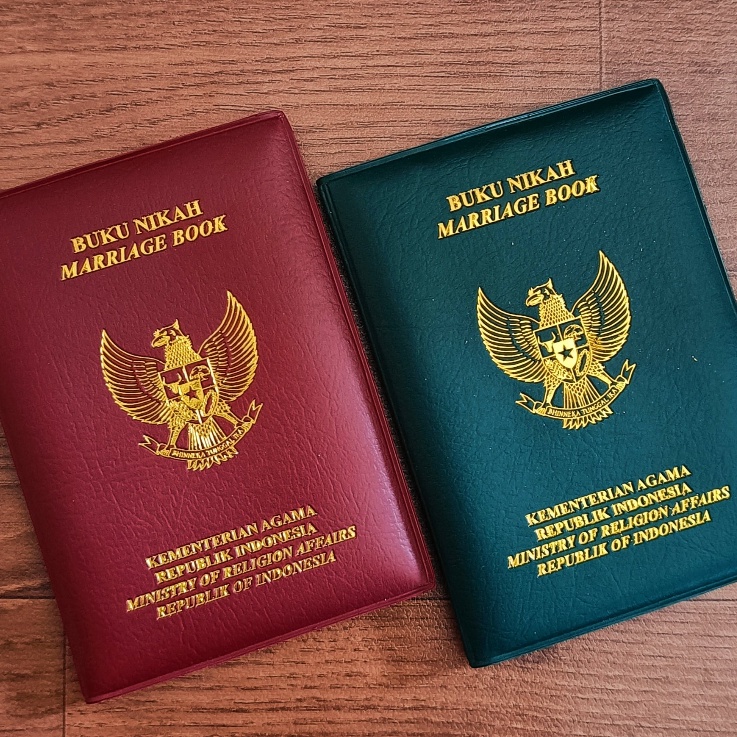 

Terbatas sampul buku nikah Hard Cover