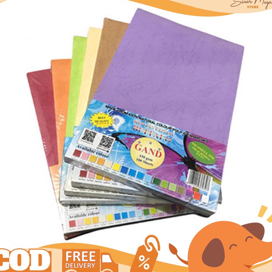 

KP8 Kes Cover Gand 15gsm Per Pak Isi 1 Lembar Varian Warna Warni Kes Cover F4