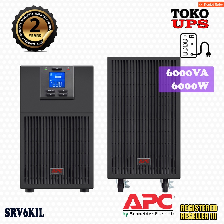 UPS APC SRV6KIL SRV6000 6000VA 6000W EASY UPS Online External Battery