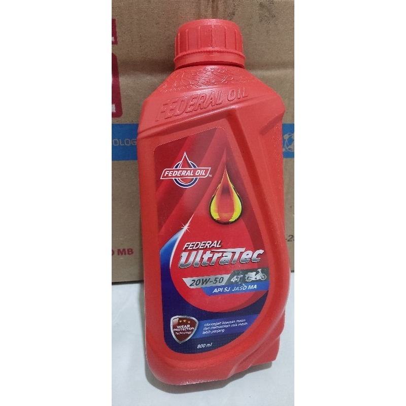 Oli motor bebek federal ultratech 800ml