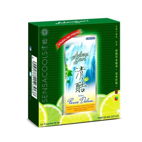 

Adem Sari Sparkling Lime (Dus Isi 5 Sachet)