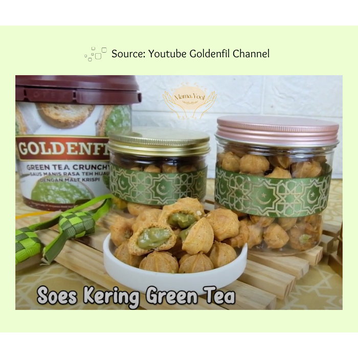 

MAMA.YOOL - Goldenfil Green Tea Crunchy 1 kg FREE PACKING / Filling Topping Selai Krispi Rasa Matcha