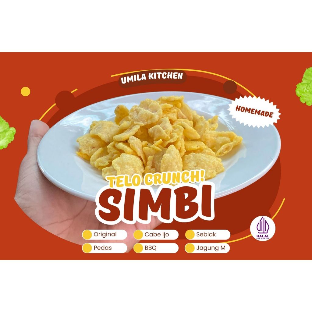 

(SIMBI Jagung Manis) Telo Crunch perpaduan dari “rempah” dan “singkong,” memberikan kesan gurih dan renyah juga soft di lidah