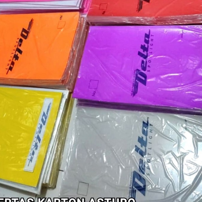 

KF7 Kes Karton Asturo Warna Warni 4 6 Cm Isi 1 Lembar
