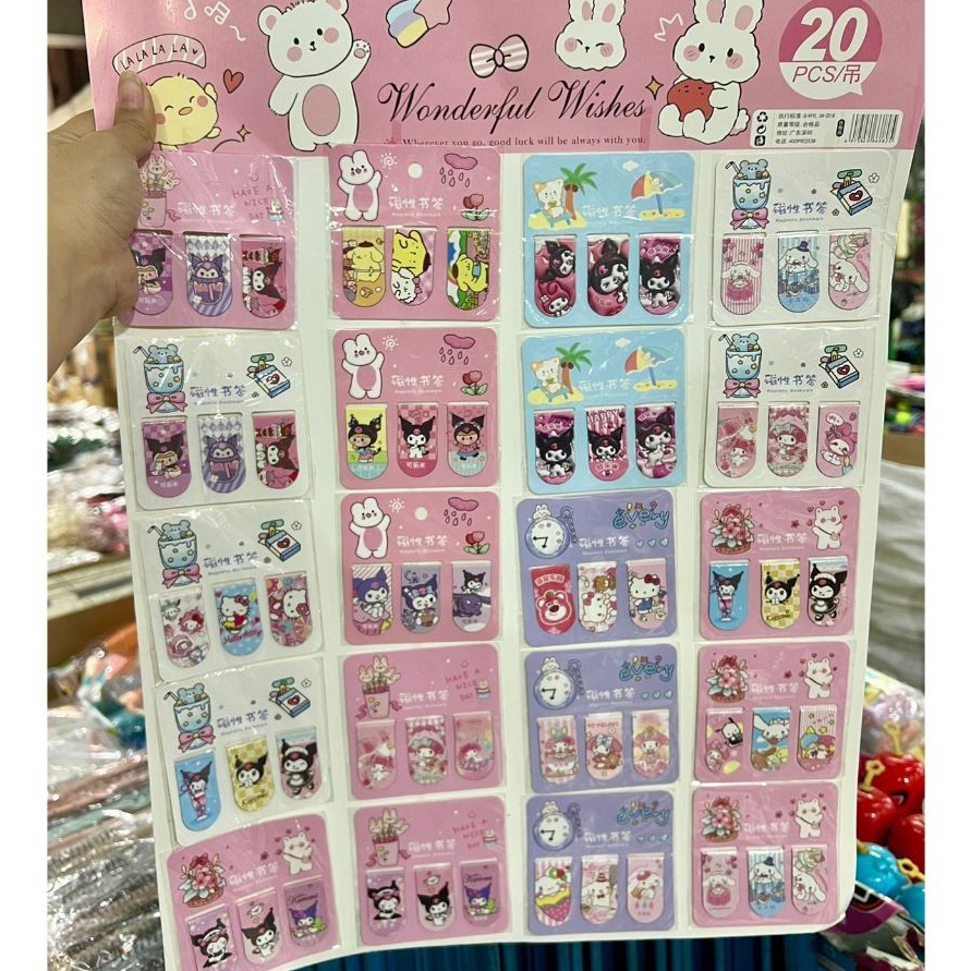

Murah ISI 6 PCS PEMBATAS BUKU MAGNET BOOKMARK MAGNET PEMBATAS BUKU