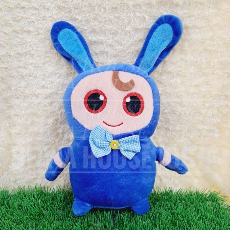 Boneka Kelinci Doby Boneka Rabbit Doby Boneka Kelinci Pita Biru Kotak Kotak