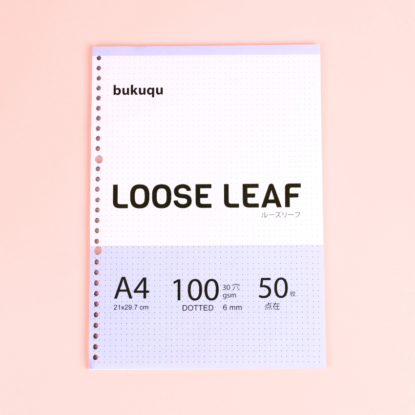 

Potongan A4 Loose leaf HVS DOTTED by Bukuqu