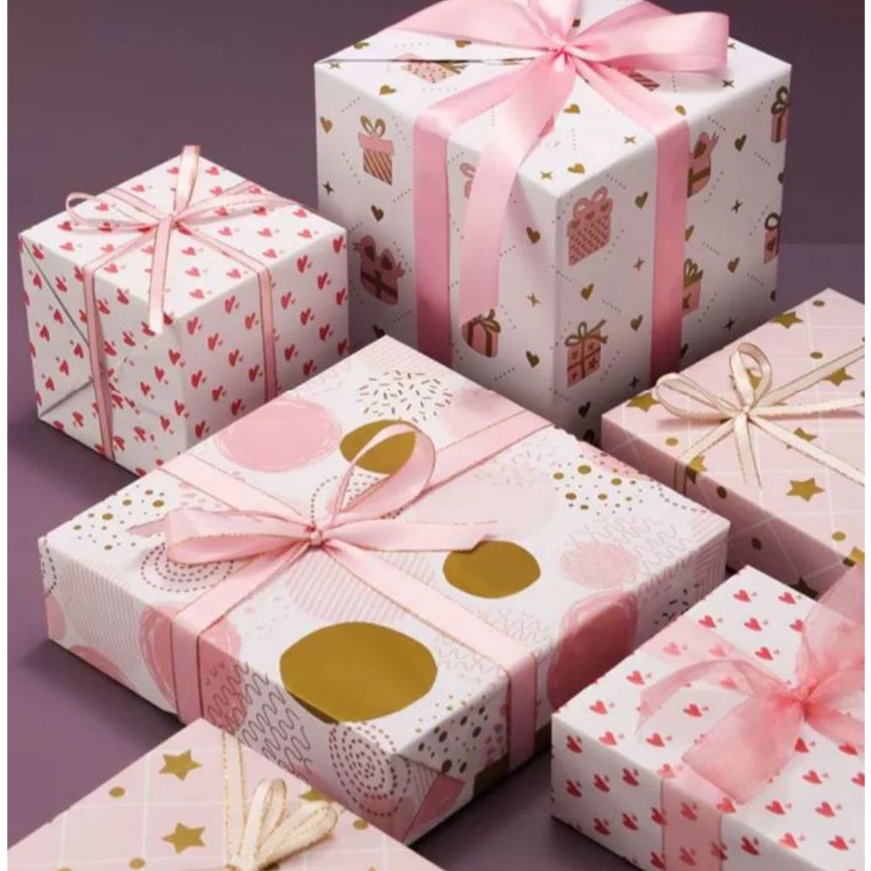 

Terjangkau Customize Wrapping Gift Paper Template Greeting Card by Plateful Co