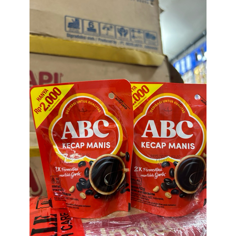 

Kecap ABC 62 gram isi 6 pcs