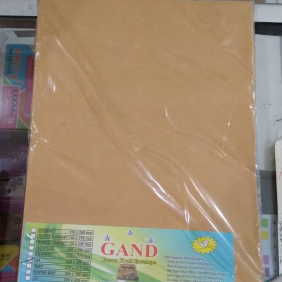

FG2 Amplop Coklat A4