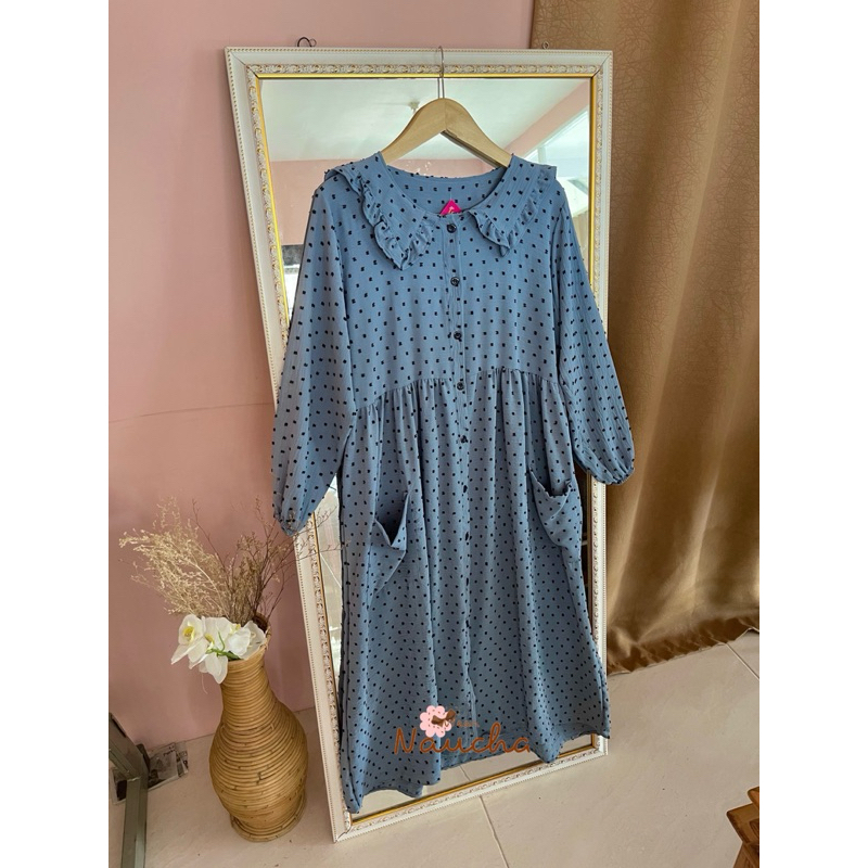 Wear.naucha | Uragiri Midi dress bahan crinkle uragiri
