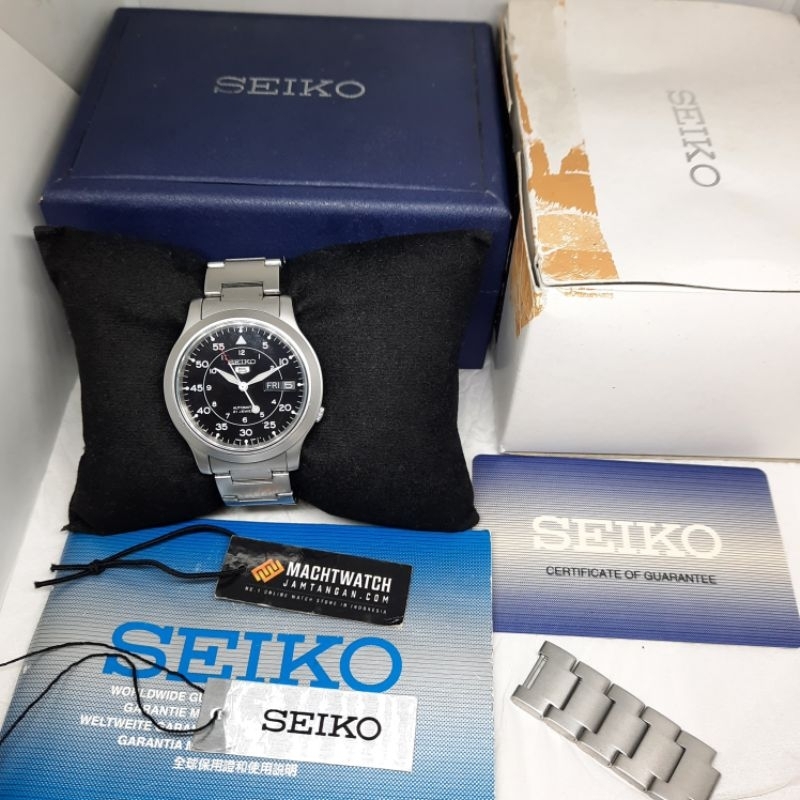 Seiko 5 Military SNK809K1 Black Bracelet SNK809 7s26-02J0 Not SNK809K2 SNK803 SNK805 SNK808