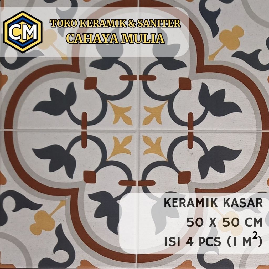 Keramik 50x50 Motif Batik