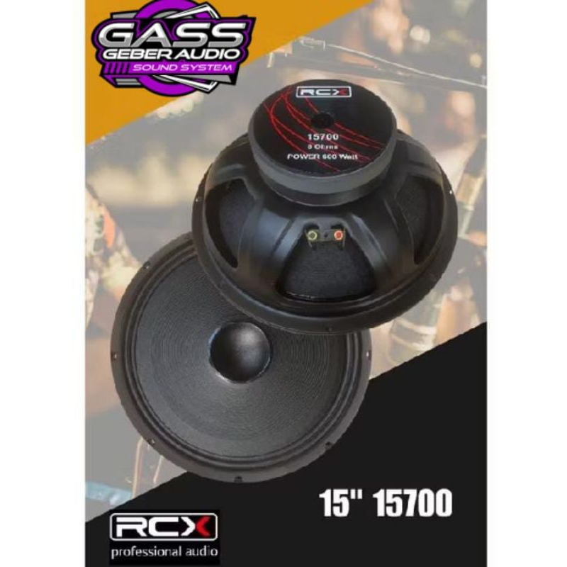 Speaker 15 inch rcx 15700