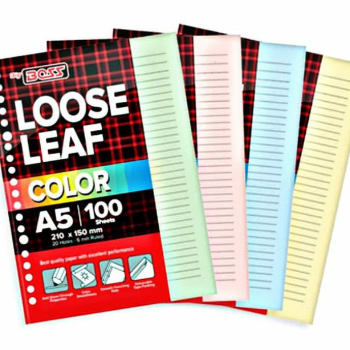 

HJ6 Isi Binder Warna Bergaris A5 2ring B5 26ring