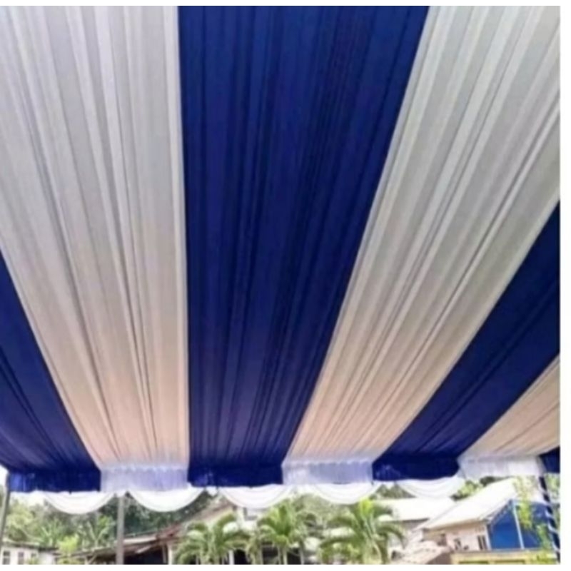 KAIN ATAP PLAPON Tenda Dekorasi/PLAFON SISIR/KAIN ATAP PANGGUNG harga perlembar