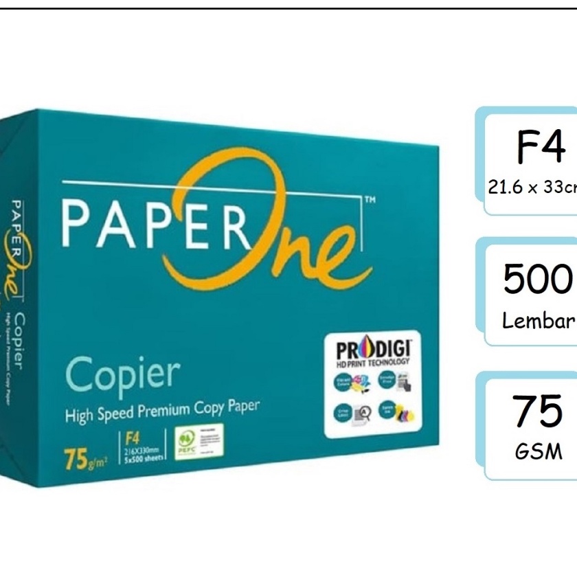 

Terbatas Kes HVS A4 F4 75Gram Kes PAPERONE Kes Fotocopy Print Paper PP Lite