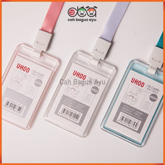 

Pasti Terjamin Photocard Holder Uhoo ID Card Holder Lanyard