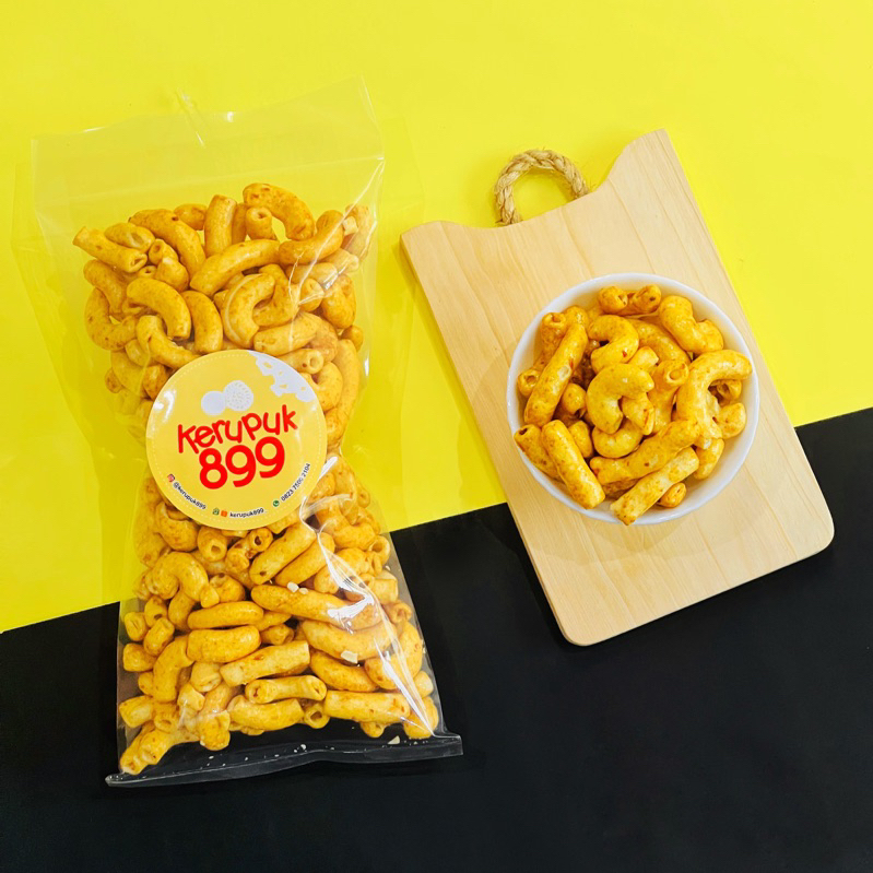 

MAKARONI JUMBO RASA RUJAK MACARONI BESAR PEDAS MANIS 200 GRAM