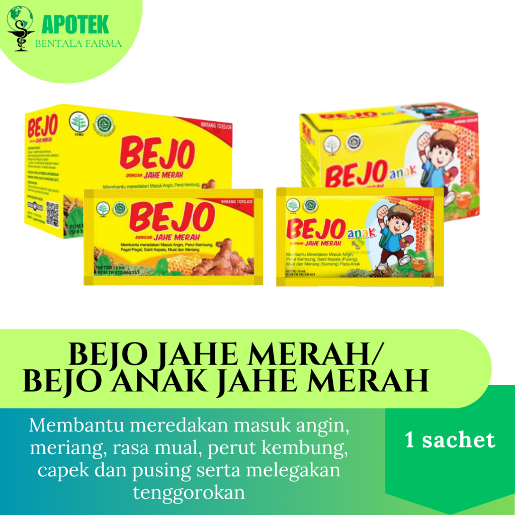 Bejo Jahe Merah & Bejo Anak Sachet