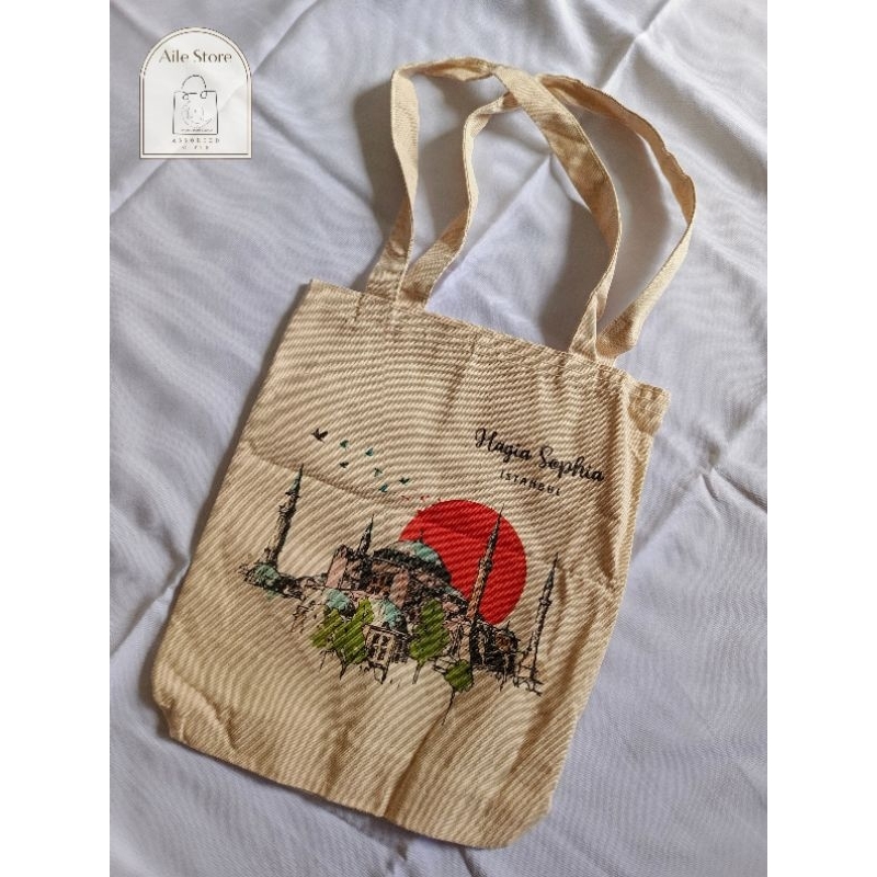 tas Tote bag kanvas turki