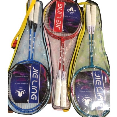 Diskon sd 7  RAKET BADMINTON ANAK SET ISI 2 PENDEK MURAH