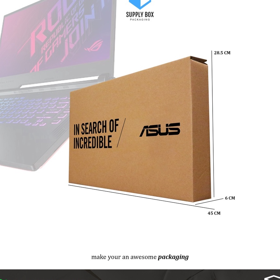 

PROMO TERUPDATE BOX LAPTOP ASUS 1 SET 45x6x285 cm Cardboard