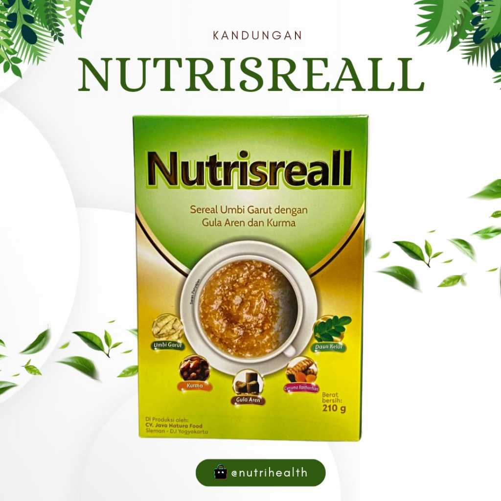 

Nutrisreall Sereal Umbi Garut Untuk Kesehatan Pencernaan dan Program Diet Anda