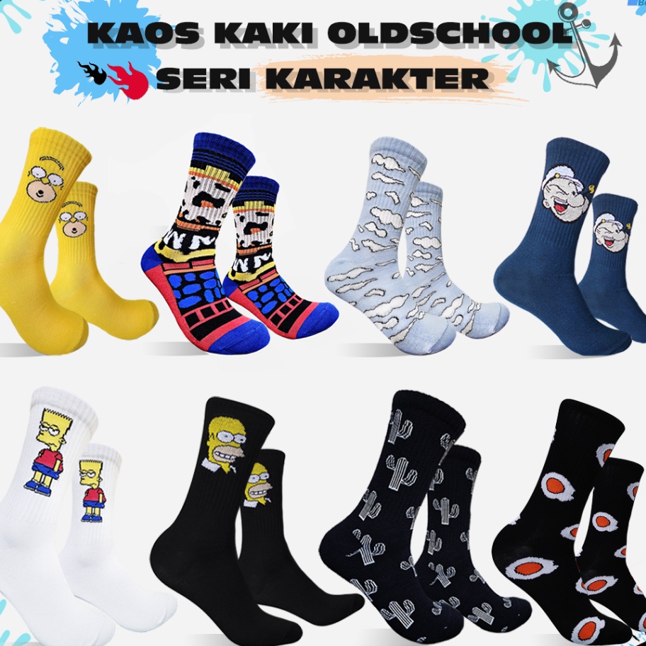 Kaos Kaki Motif  Kaos Kaki Karakter  Seri K  4LAYER BENANG  MorphApparel