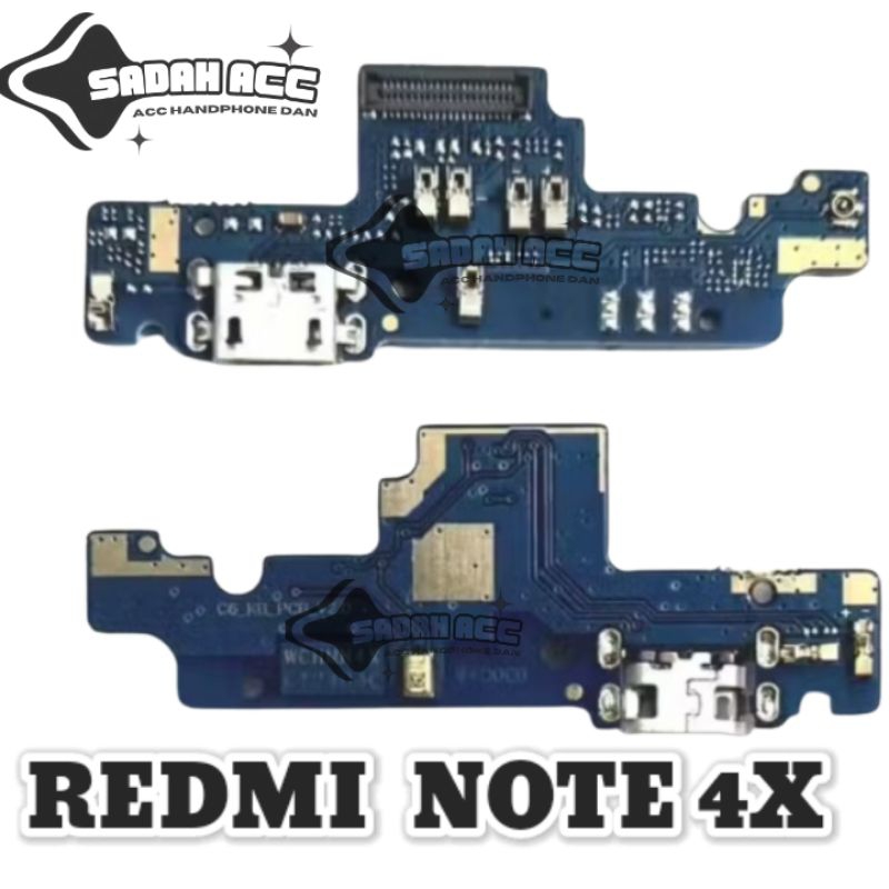 BOARD KONEKTOR/PAPAN CHARGER PCB REDMI NOTE 4X