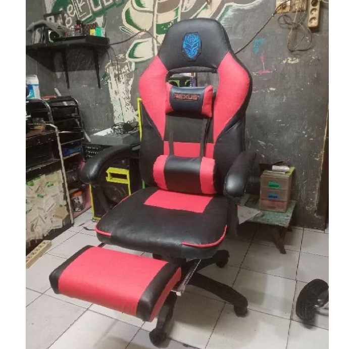 kursi gaming game santai kerja kantor bekas second preloved