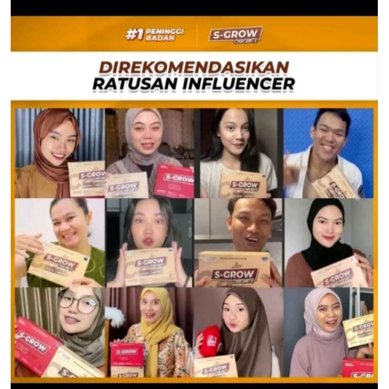 

S grow Coklat Susu Peninggi Badan Ampuh