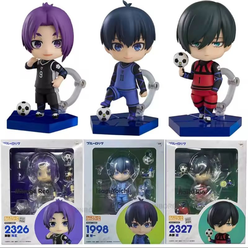 Nendoroid 1998 2326 2327 Nendo Blue Lock Itoshi Rin Mikage Reo Isagi Yoichi Figure