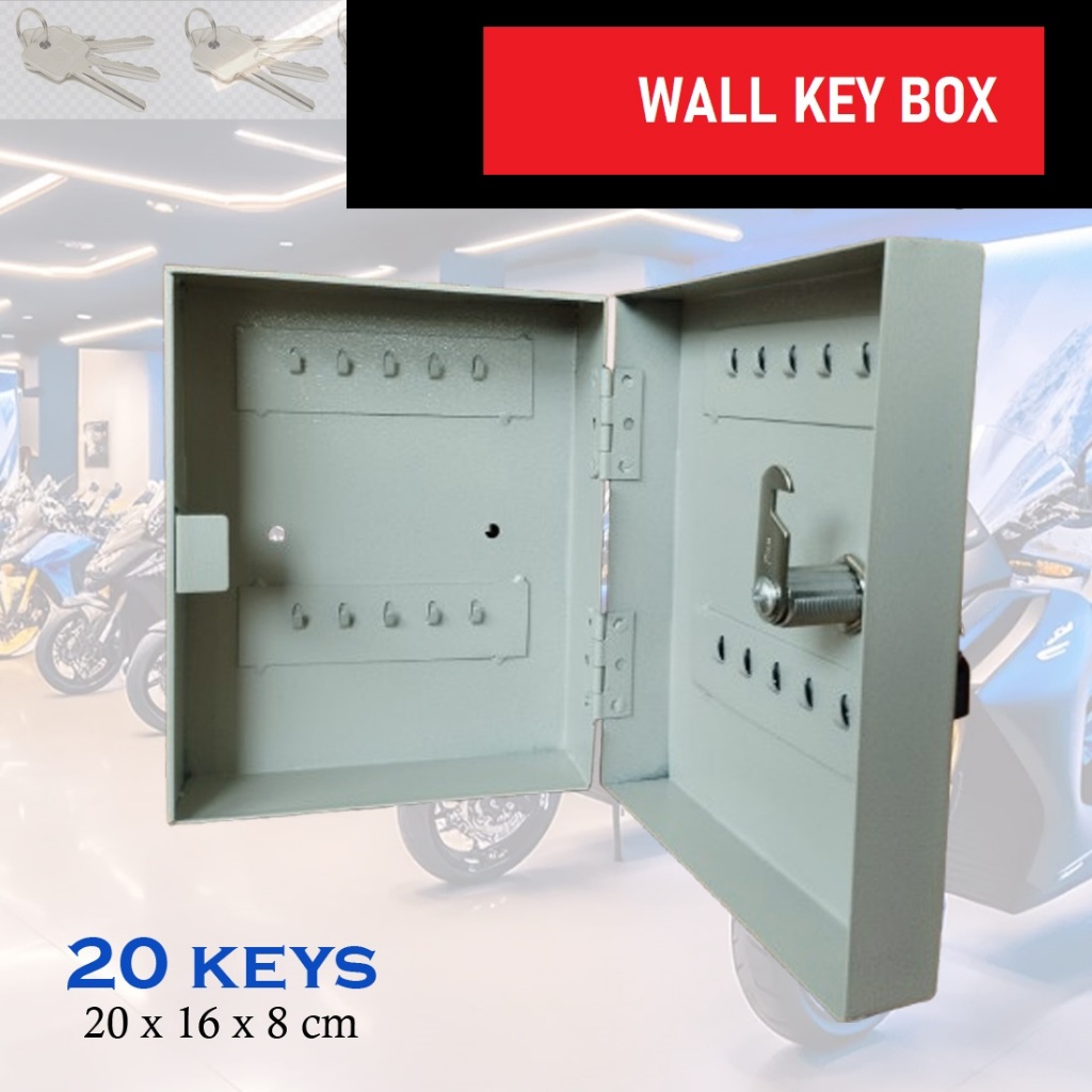 KEYBOX Gantungan kunci label Key Box dinding Cantelan kunci label