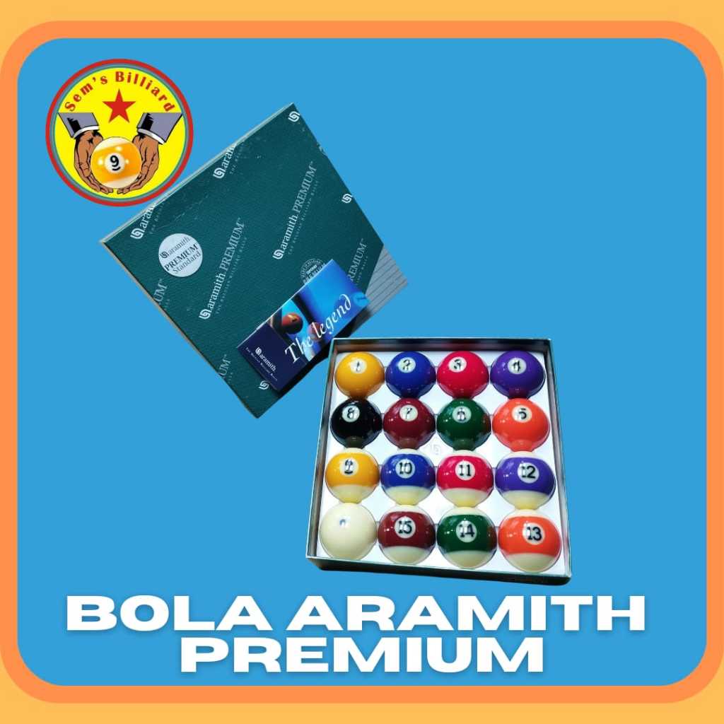 Bola Aramith Premium Original - bola billiard - bola biliyar - bola billiar