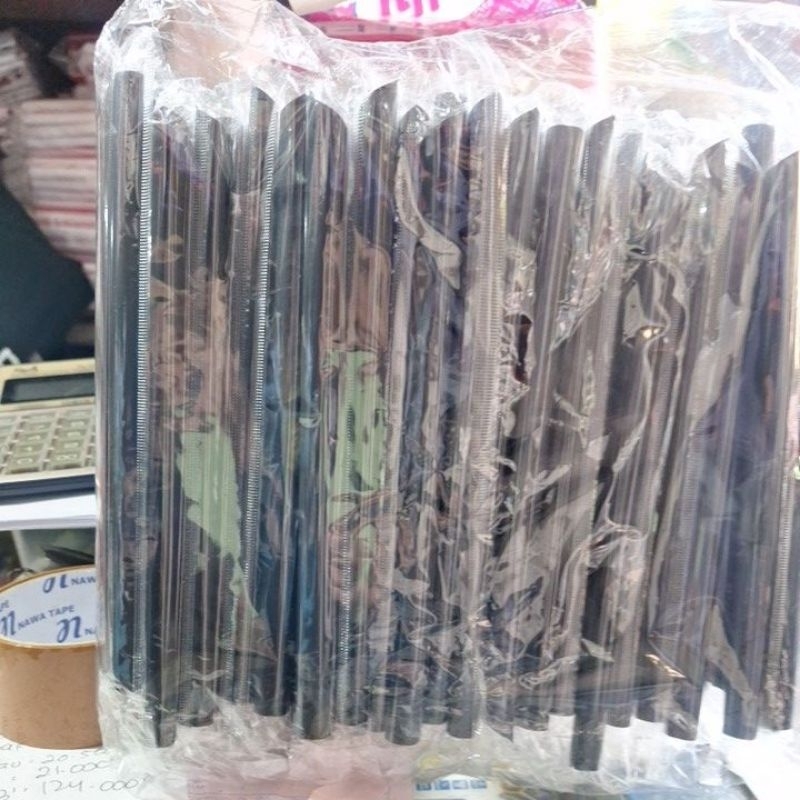 SEDOTAN STERIL HITAM BOBA(CENDOL @12ML ISI 100PCS)