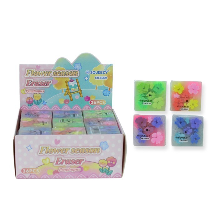 

Penghapus Pensil Squeezy Flower Season ER-SQ09