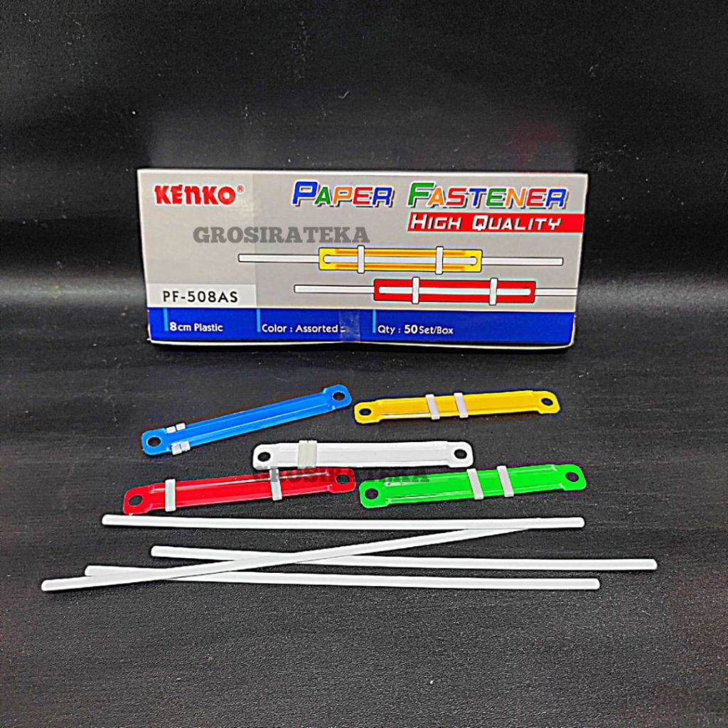 

PAPER FASTENER, ACCO PF 508 WARNA ISI 50PCS KENKO