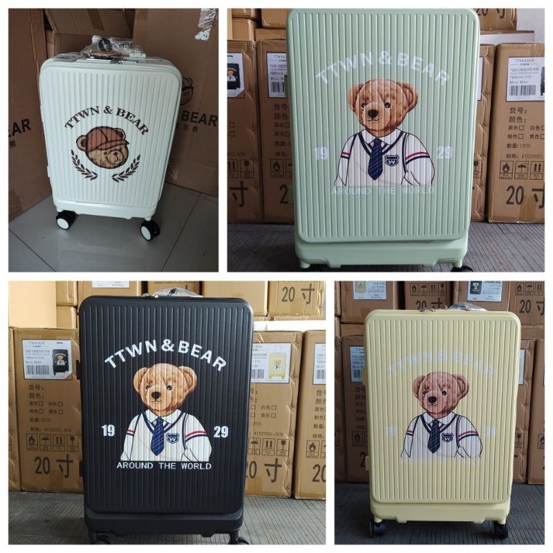 KOPER USB TTWN BEAR ORIGINAL - 24 INCI - TTWNBEAR - SUITCASE - LUGGAGE TTWNBEAR - KOPER TERLARIS - K