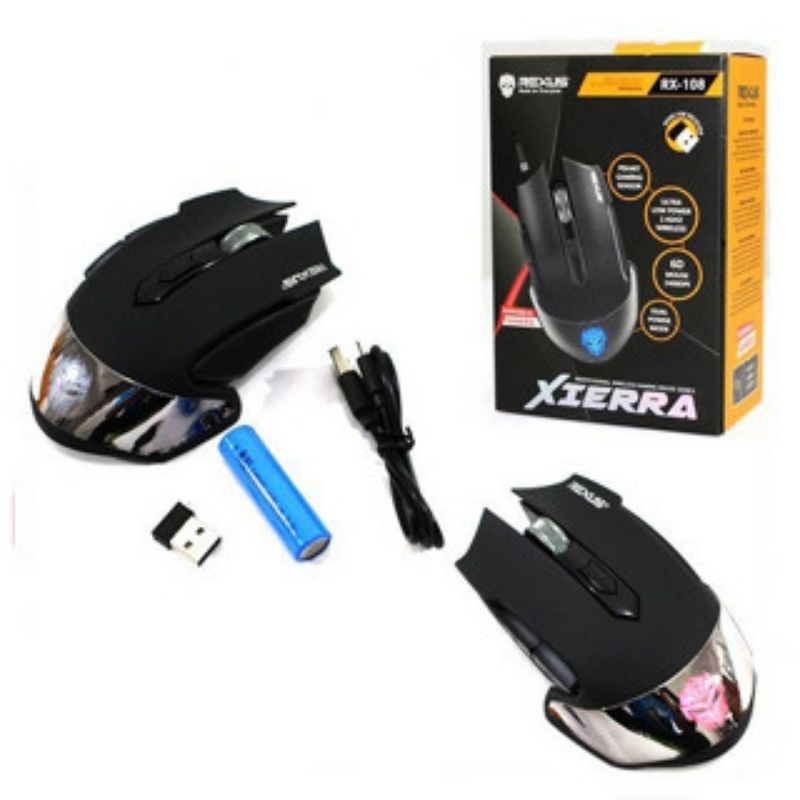 Mouse Gaming Rexus Xierra RX108 - Wireless RX 108 Gaming Mouse
