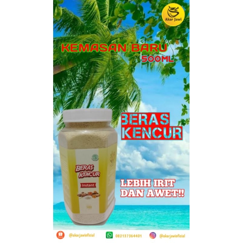 

Jamu Instan Sari Beras kencur | Minuman Bubuk Tradisional 500g | Akar jawi