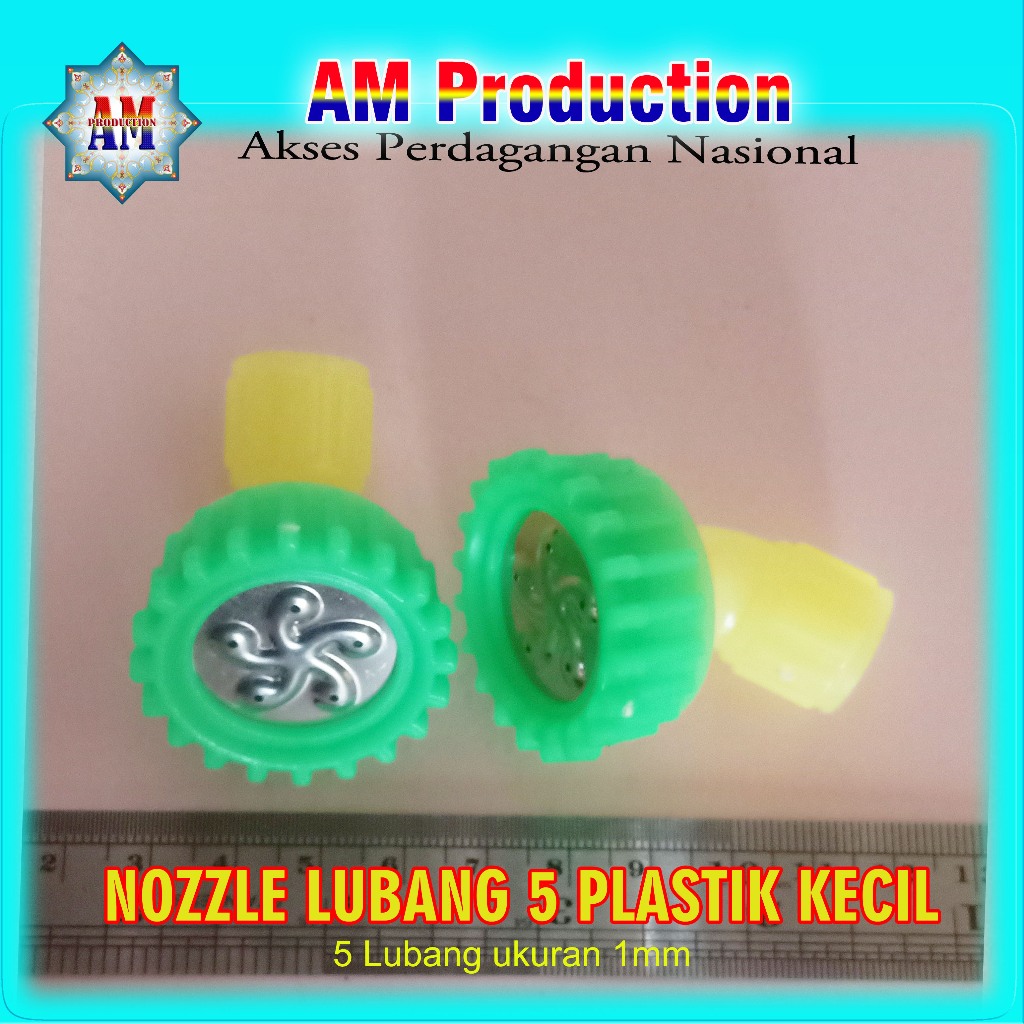 Nozzle Lubang 5 Plastik Kecil Spuyer