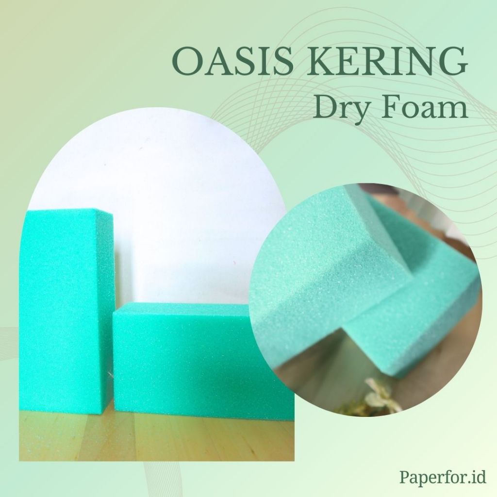 GROSIR FOAM SAVANA FLoral Foam KERING  21cmx10cmx7cm isi 22pcs