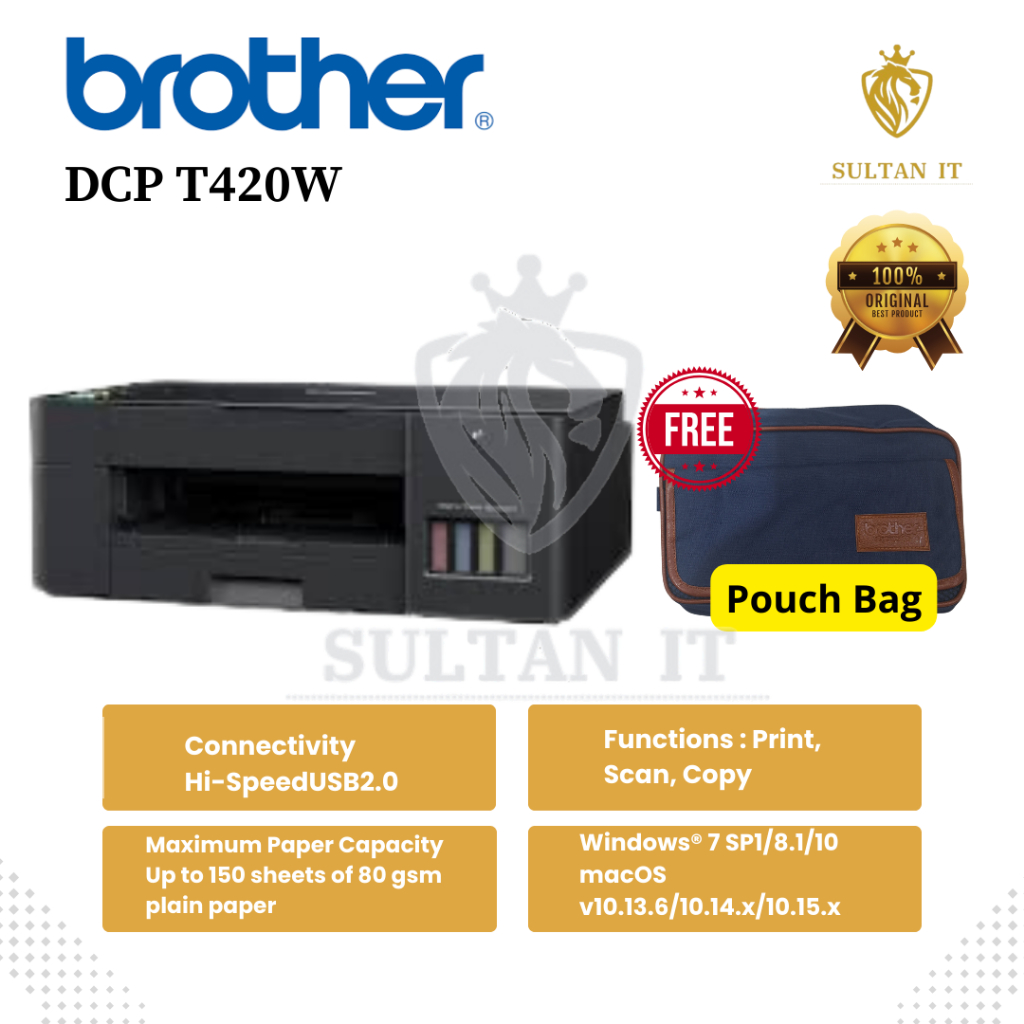 Brother Printer Black DCP T420W / T 420W / T 420 W