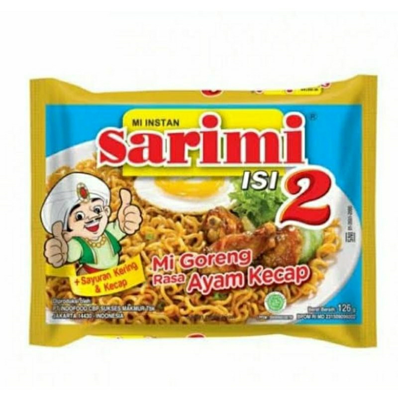 

Sarimi Isi 2 Mi Goreng Rasa Ayam Kecap