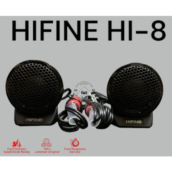 Tweeter Mobil HIFINE H1-H8 - Speaker Audio Mobil - Premium Quality