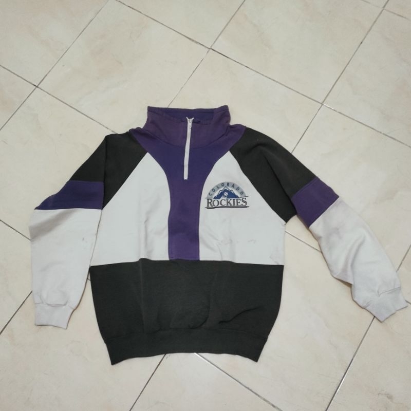 (PRELOVED) JAKET VINTAGE COLORADO HALFZIPPER UNGU - L