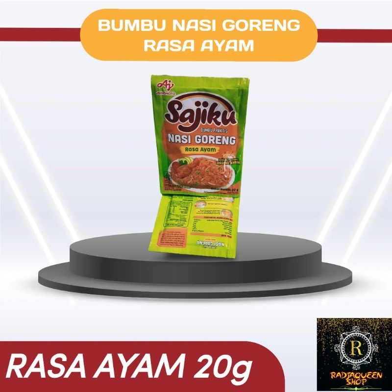 

Sajiku Bumbu Nasi Goreng Praktis Rasa Ayam 20g
